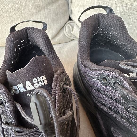 HOKA One One Shoes Womens 11 Mens 10 Black Huaka Origins Running Walking Active - Picture 4 of 11